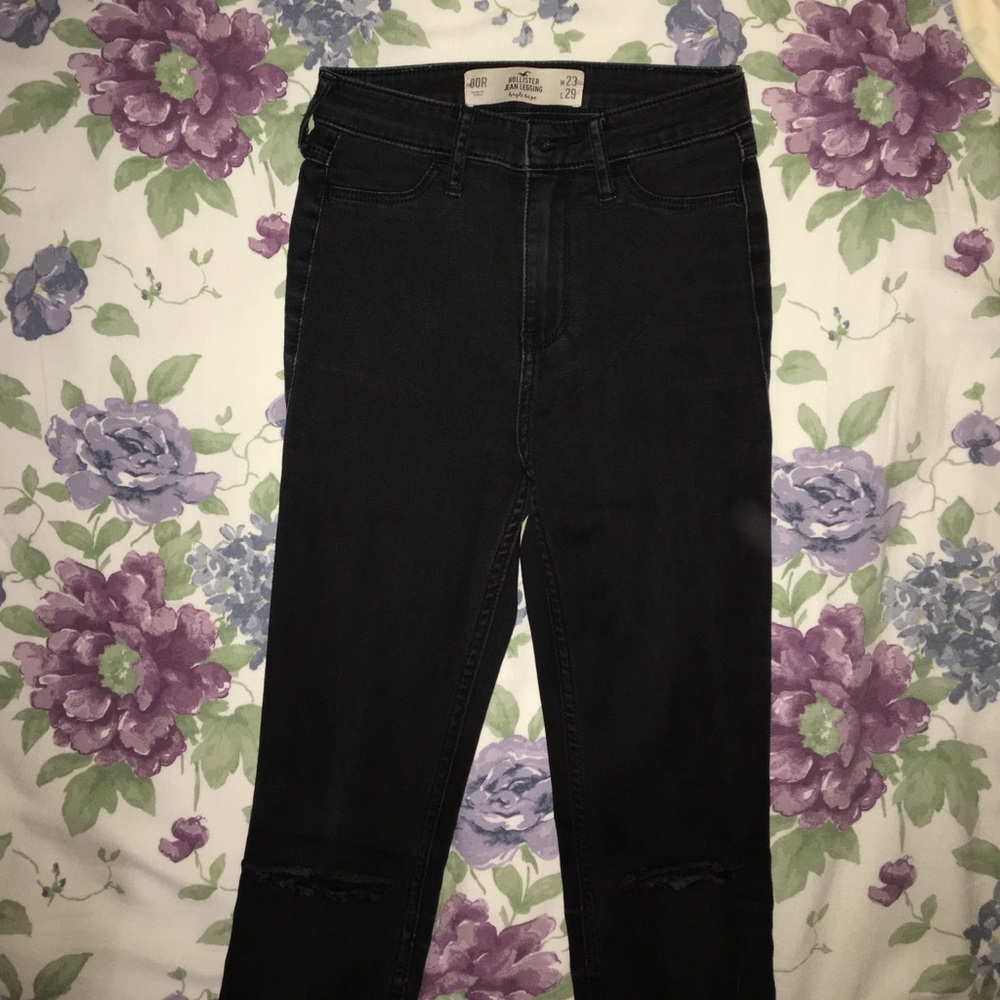 Hollister Black High Waisted Jeans
